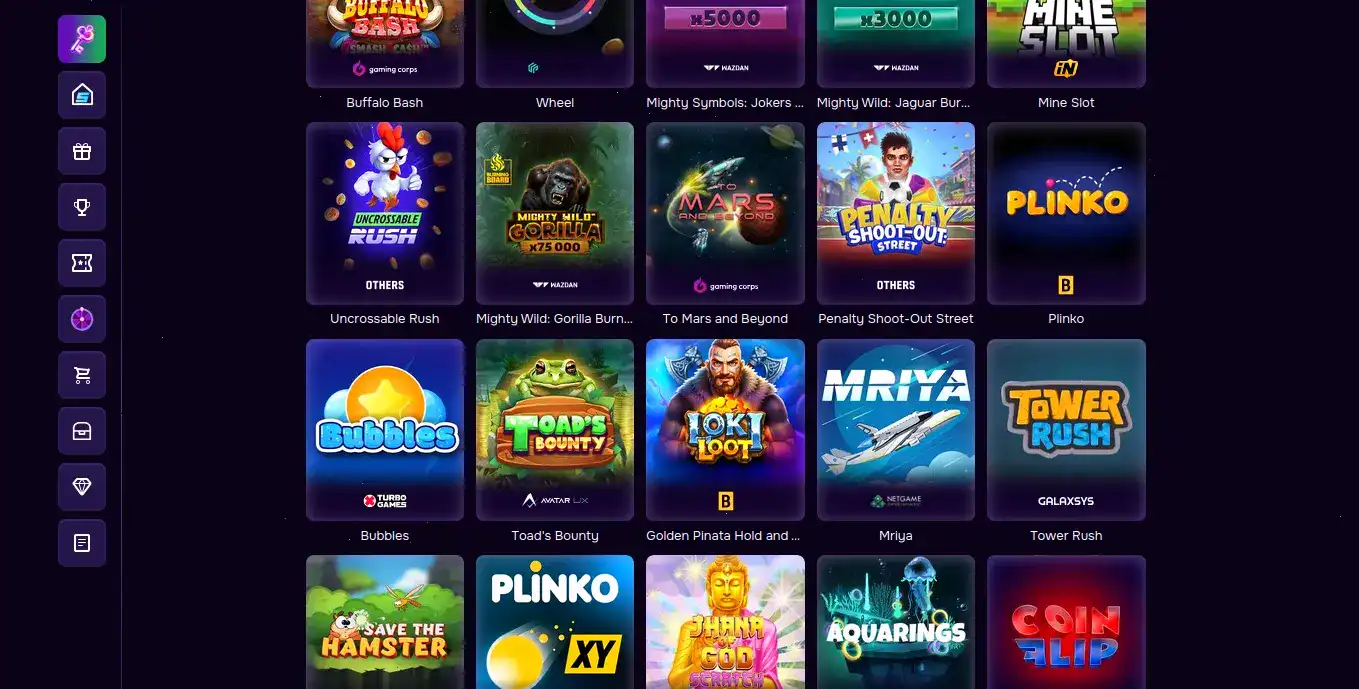 Мобильная версия Ttr casino